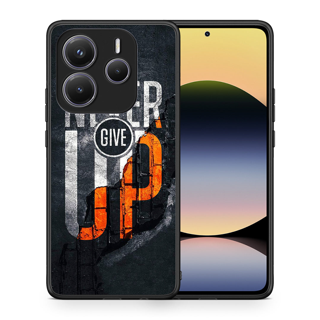 Never Give Up - Xiaomi Redmi Note 14 5G θήκη