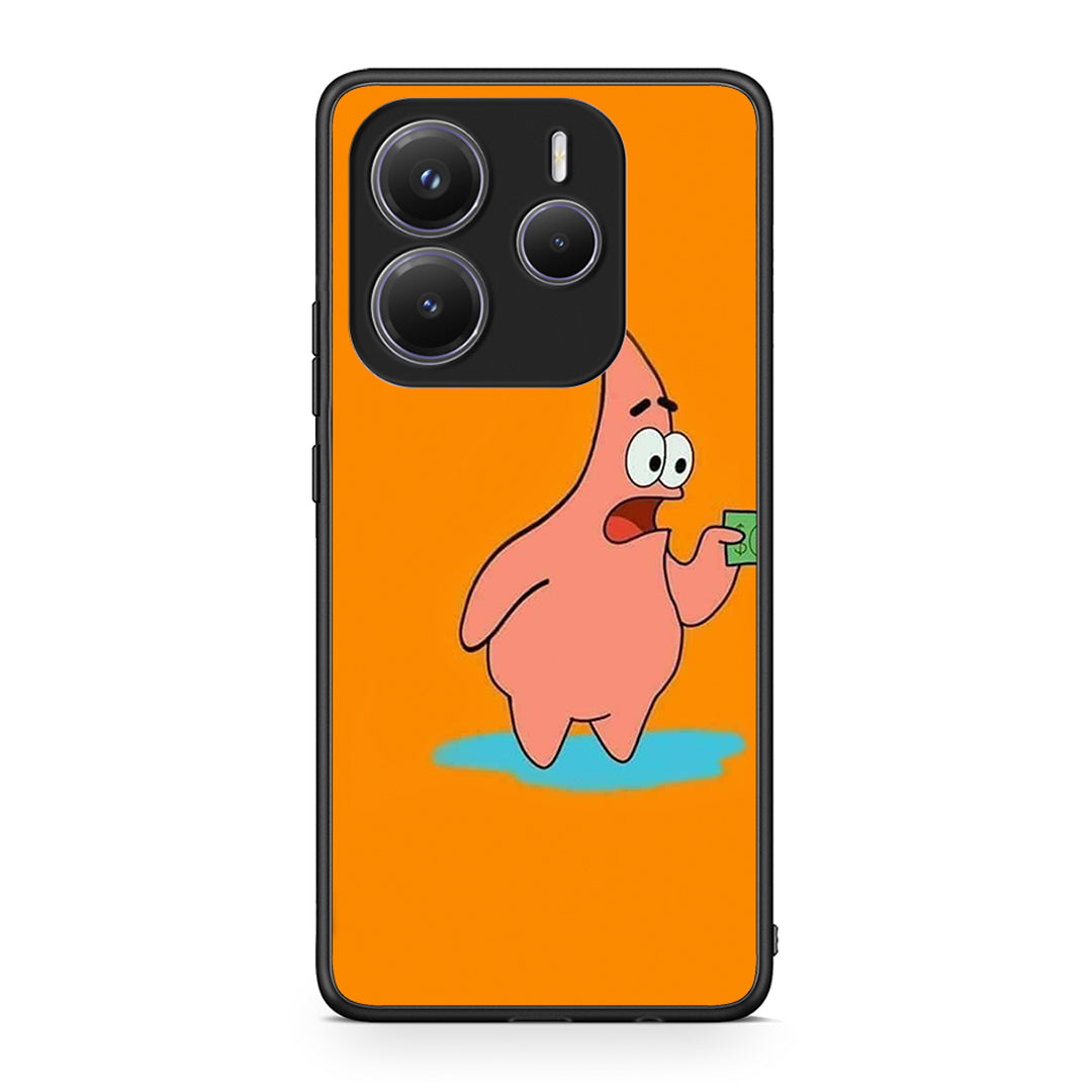 Xiaomi Redmi Note 14 5G No Money 1 Θήκη Αγίου Βαλεντίνου από τη Smartfits με σχέδιο στο πίσω μέρος και μαύρο περίβλημα | Smartphone case with colorful back and black bezels by Smartfits