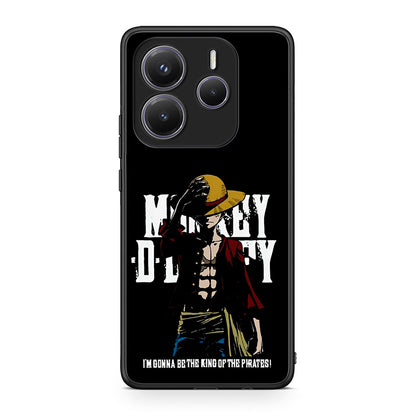 Xiaomi Redmi Note 14 5G Pirate King θήκη από τη Smartfits με σχέδιο στο πίσω μέρος και μαύρο περίβλημα | Smartphone case with colorful back and black bezels by Smartfits