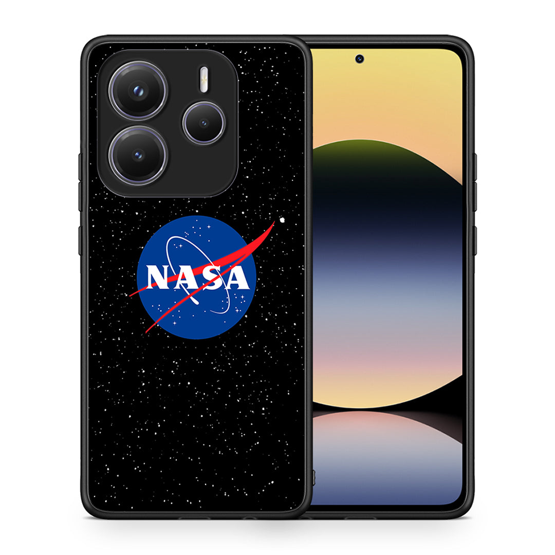 Θήκη Xiaomi Redmi Note 14 5G NASA PopArt από τη Smartfits με σχέδιο στο πίσω μέρος και μαύρο περίβλημα | Xiaomi Redmi Note 14 5G NASA PopArt case with colorful back and black bezels