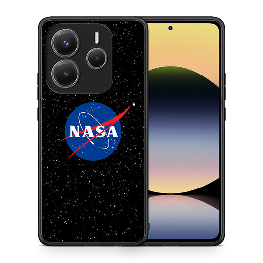 Θήκη Xiaomi Redmi Note 14 5G NASA PopArt από τη Smartfits με σχέδιο στο πίσω μέρος και μαύρο περίβλημα | Xiaomi Redmi Note 14 5G NASA PopArt case with colorful back and black bezels