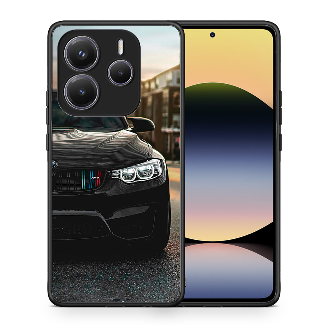 Θήκη Xiaomi Redmi Note 14 5G M3 Racing από τη Smartfits με σχέδιο στο πίσω μέρος και μαύρο περίβλημα | Xiaomi Redmi Note 14 5G M3 Racing case with colorful back and black bezels