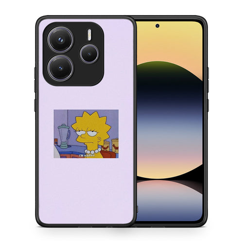 Θήκη Xiaomi Redmi Note 14 5G So Happy από τη Smartfits με σχέδιο στο πίσω μέρος και μαύρο περίβλημα | Xiaomi Redmi Note 14 5G So Happy case with colorful back and black bezels