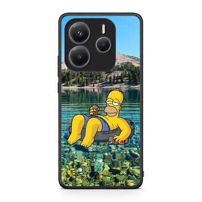 Xiaomi Redmi Note 14 5G Summer Happiness Θήκη από τη Smartfits με σχέδιο στο πίσω μέρος και μαύρο περίβλημα | Smartphone case with colorful back and black bezels by Smartfits
