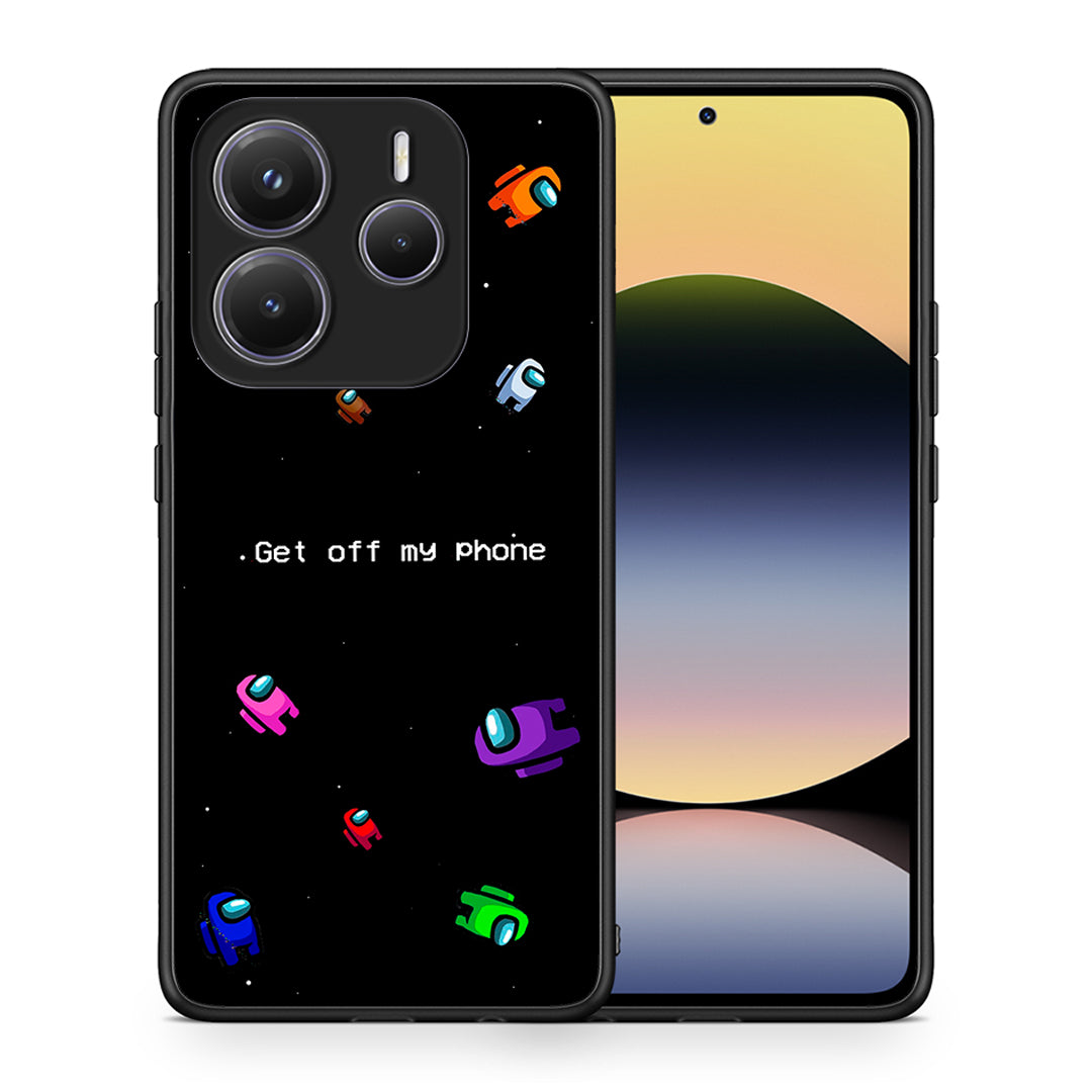 Θήκη Xiaomi Redmi Note 14 5G AFK Text από τη Smartfits με σχέδιο στο πίσω μέρος και μαύρο περίβλημα | Xiaomi Redmi Note 14 5G AFK Text case with colorful back and black bezels