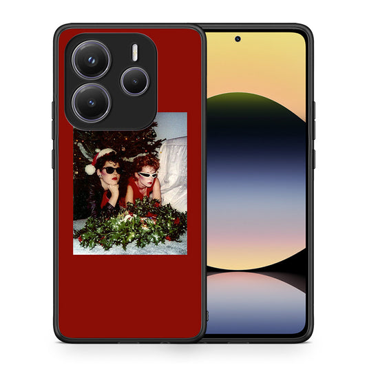 Θήκη Xiaomi Redmi Note 14 5G Waiting For Xmas από τη Smartfits με σχέδιο στο πίσω μέρος και μαύρο περίβλημα | Xiaomi Redmi Note 14 5G Waiting For Xmas case with colorful back and black bezels