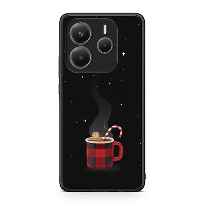 Xiaomi Redmi Note 14 5G Xmas Bathing θήκη από τη Smartfits με σχέδιο στο πίσω μέρος και μαύρο περίβλημα | Smartphone case with colorful back and black bezels by Smartfits