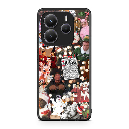 Xiaomi Redmi Note 14 5G Xmas Movies θήκη από τη Smartfits με σχέδιο στο πίσω μέρος και μαύρο περίβλημα | Smartphone case with colorful back and black bezels by Smartfits