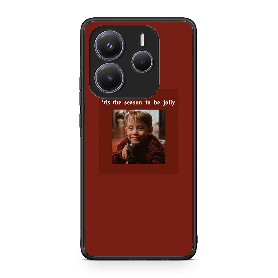 Xiaomi Redmi Note 14 5G Xmas Ultimate Spirit θήκη από τη Smartfits με σχέδιο στο πίσω μέρος και μαύρο περίβλημα | Smartphone case with colorful back and black bezels by Smartfits