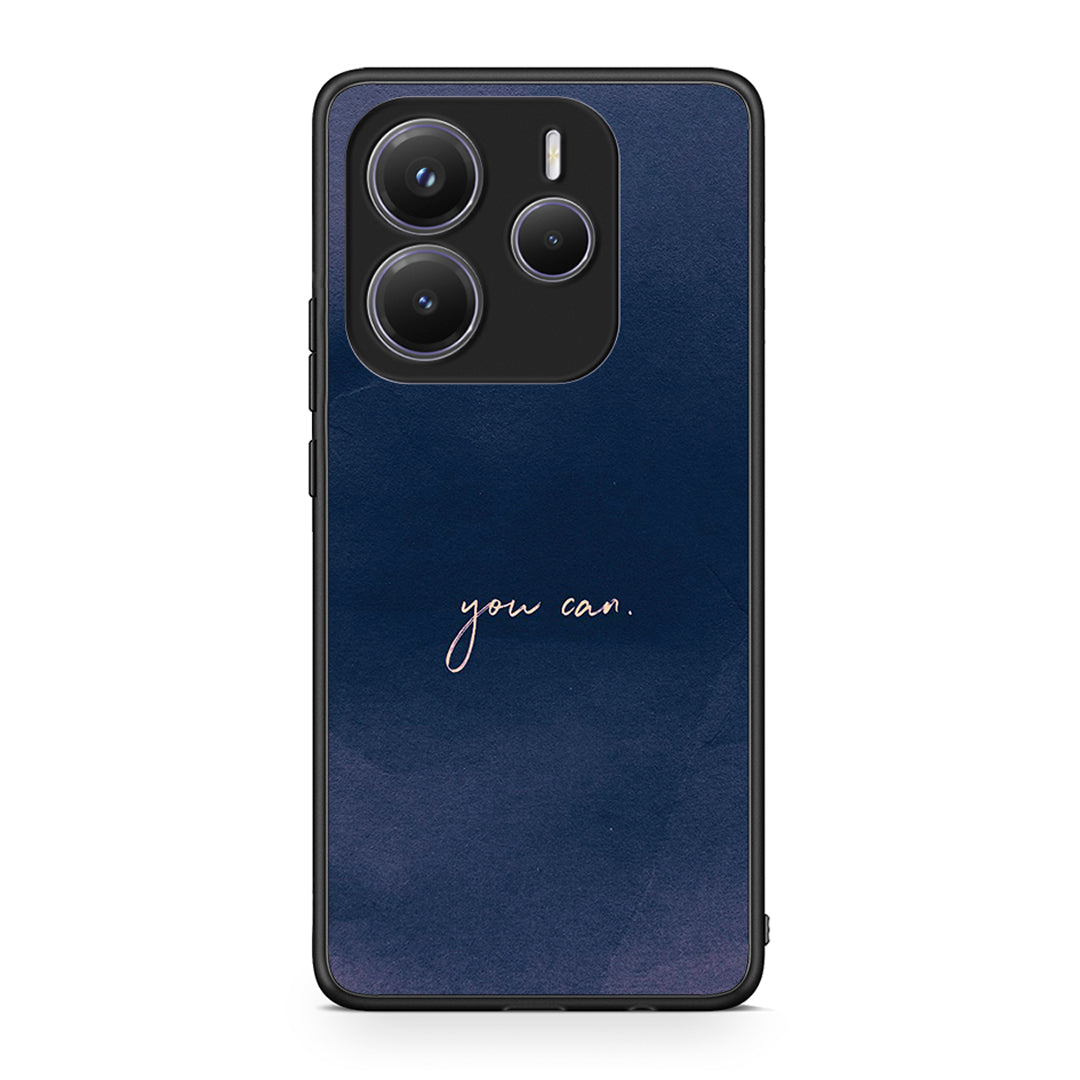 Xiaomi Redmi Note 14 5G You Can θήκη από τη Smartfits με σχέδιο στο πίσω μέρος και μαύρο περίβλημα | Smartphone case with colorful back and black bezels by Smartfits