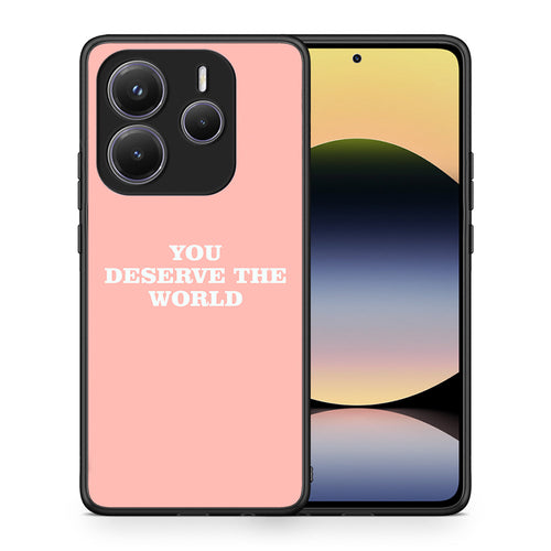 You Deserve The World - Xiaomi Redmi Note 14 5G θήκη