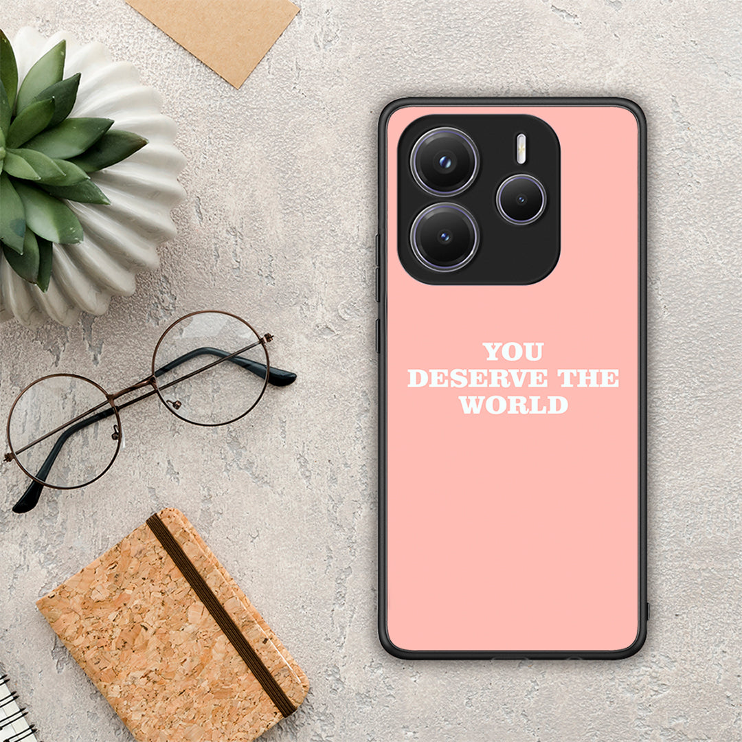 You Deserve The World - Xiaomi Redmi Note 14 5G θήκη