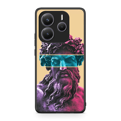 Xiaomi Redmi Note 14 5G Zeus Art Θήκη Αγίου Βαλεντίνου από τη Smartfits με σχέδιο στο πίσω μέρος και μαύρο περίβλημα | Smartphone case with colorful back and black bezels by Smartfits
