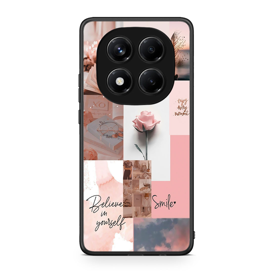 Xiaomi Redmi Note 14 Pro 4G Aesthetic Collage θήκη από τη Smartfits με σχέδιο στο πίσω μέρος και μαύρο περίβλημα | Smartphone case with colorful back and black bezels by Smartfits
