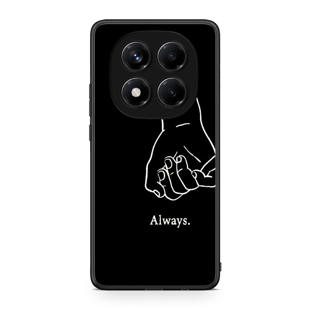 Xiaomi Redmi Note 14 Pro 4G Always & Forever 1 Θήκη Αγίου Βαλεντίνου από τη Smartfits με σχέδιο στο πίσω μέρος και μαύρο περίβλημα | Smartphone case with colorful back and black bezels by Smartfits