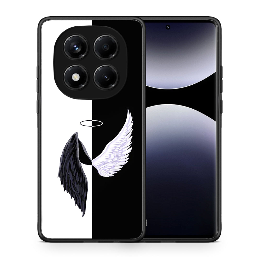 Θήκη Xiaomi Redmi Note 14 Pro 4G Angels Demons από τη Smartfits με σχέδιο στο πίσω μέρος και μαύρο περίβλημα | Xiaomi Redmi Note 14 Pro 4G Angels Demons case with colorful back and black bezels