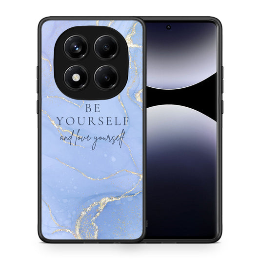 Θήκη Xiaomi Redmi Note 14 Pro 4G Be Yourself από τη Smartfits με σχέδιο στο πίσω μέρος και μαύρο περίβλημα | Xiaomi Redmi Note 14 Pro 4G Be Yourself case with colorful back and black bezels
