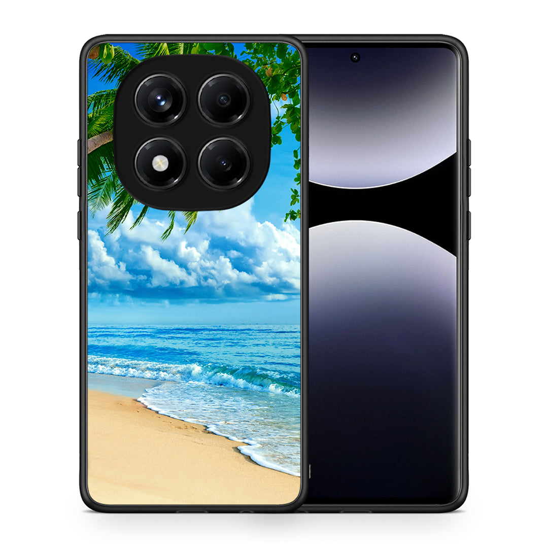 Θήκη Xiaomi Redmi Note 14 Pro 4G Beautiful Beach από τη Smartfits με σχέδιο στο πίσω μέρος και μαύρο περίβλημα | Xiaomi Redmi Note 14 Pro 4G Beautiful Beach case with colorful back and black bezels