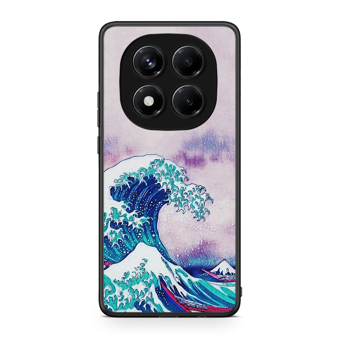 Xiaomi Redmi Note 14 Pro 4G Blue Waves θήκη από τη Smartfits με σχέδιο στο πίσω μέρος και μαύρο περίβλημα | Smartphone case with colorful back and black bezels by Smartfits