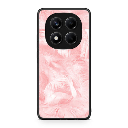 33 - Xiaomi Redmi Note 14 Pro 4G Pink Feather Boho case, cover, bumper
