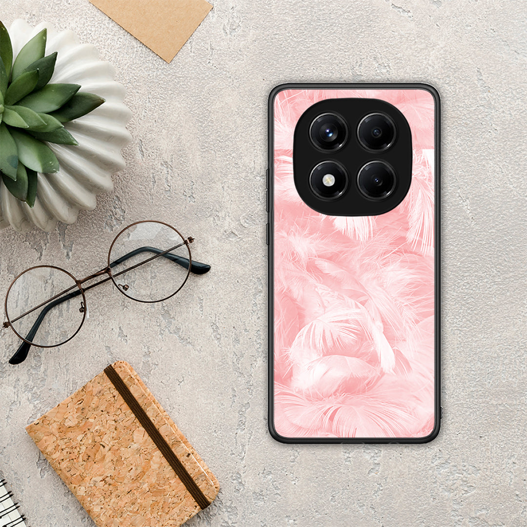 Boho Pink Feather - Xiaomi Redmi Note 14 Pro 4G θήκη