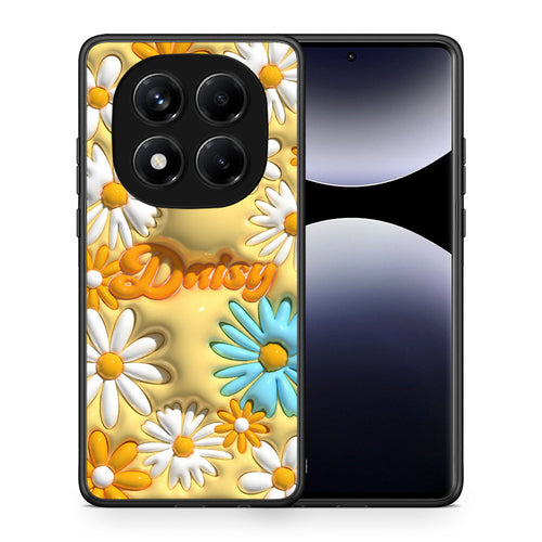 Θήκη Xiaomi Redmi Note 14 Pro 4G Bubble Daisies από τη Smartfits με σχέδιο στο πίσω μέρος και μαύρο περίβλημα | Xiaomi Redmi Note 14 Pro 4G Bubble Daisies case with colorful back and black bezels