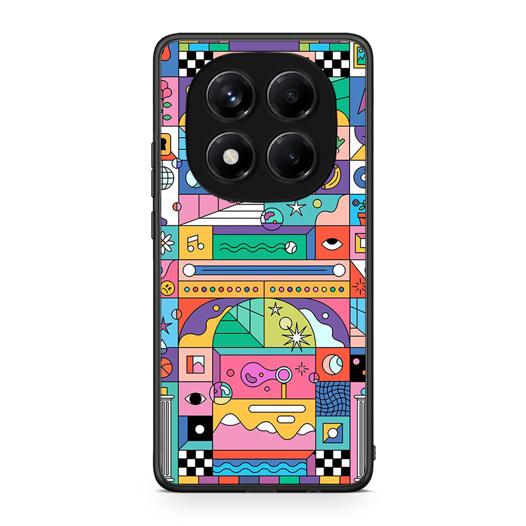 Xiaomi Redmi Note 14 Pro 4G Bubbles Soap θήκη από τη Smartfits με σχέδιο στο πίσω μέρος και μαύρο περίβλημα | Smartphone case with colorful back and black bezels by Smartfits