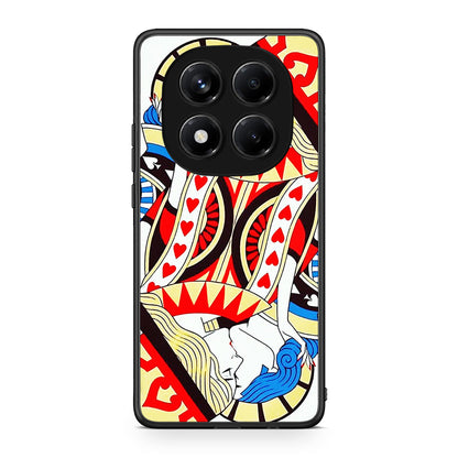 Xiaomi Redmi Note 14 Pro 4G Card Love θήκη από τη Smartfits με σχέδιο στο πίσω μέρος και μαύρο περίβλημα | Smartphone case with colorful back and black bezels by Smartfits