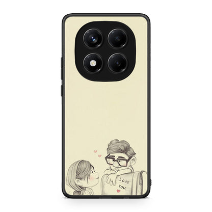 Xiaomi Redmi Note 14 Pro 4G Carl And Ellie θήκη από τη Smartfits με σχέδιο στο πίσω μέρος και μαύρο περίβλημα | Smartphone case with colorful back and black bezels by Smartfits
