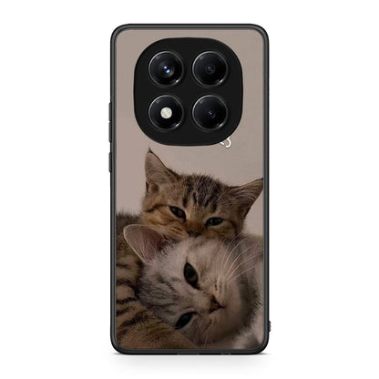 Xiaomi Redmi Note 14 Pro 4G Cats In Love Θήκη από τη Smartfits με σχέδιο στο πίσω μέρος και μαύρο περίβλημα | Smartphone case with colorful back and black bezels by Smartfits
