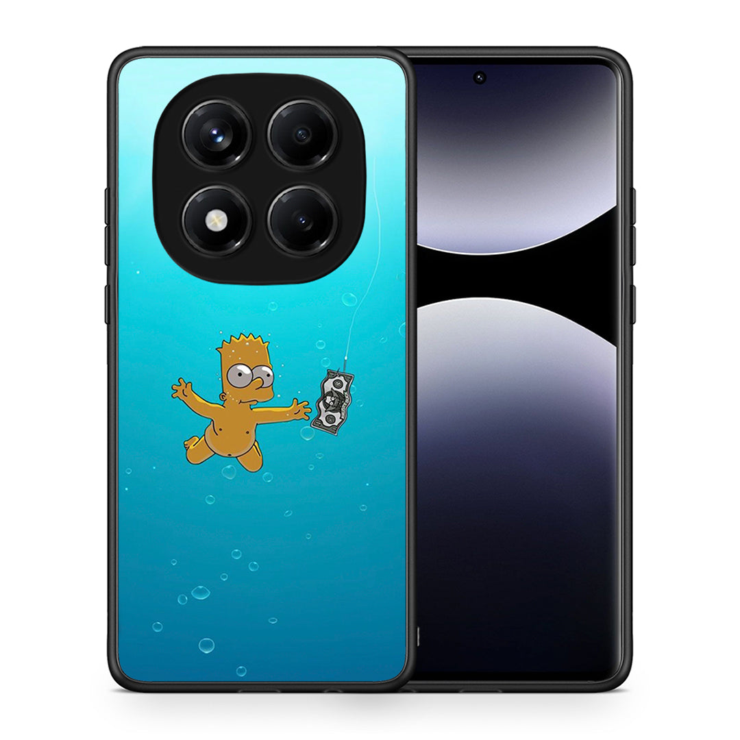 Θήκη Xiaomi Redmi Note 14 Pro 4G Chasing Money από τη Smartfits με σχέδιο στο πίσω μέρος και μαύρο περίβλημα | Xiaomi Redmi Note 14 Pro 4G Chasing Money case with colorful back and black bezels