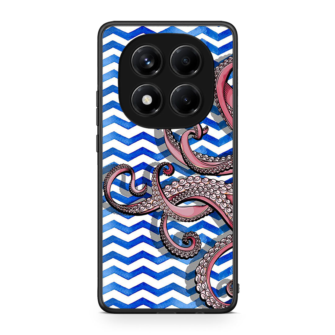 Xiaomi Redmi Note 14 Pro 4G Chevron Devilfish θήκη από τη Smartfits με σχέδιο στο πίσω μέρος και μαύρο περίβλημα | Smartphone case with colorful back and black bezels by Smartfits