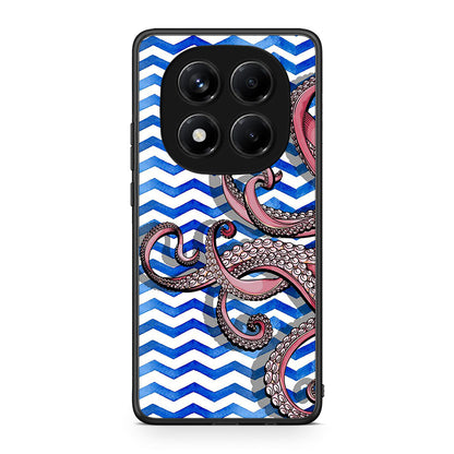 Xiaomi Redmi Note 14 Pro 4G Chevron Devilfish θήκη από τη Smartfits με σχέδιο στο πίσω μέρος και μαύρο περίβλημα | Smartphone case with colorful back and black bezels by Smartfits