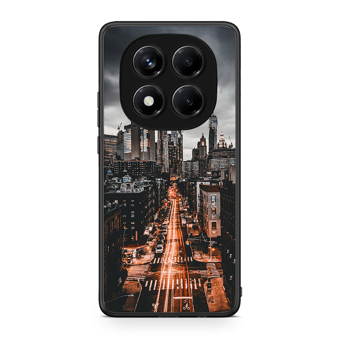 Xiaomi Redmi Note 14 Pro 4G City Lights θήκη από τη Smartfits με σχέδιο στο πίσω μέρος και μαύρο περίβλημα | Smartphone case with colorful back and black bezels by Smartfits