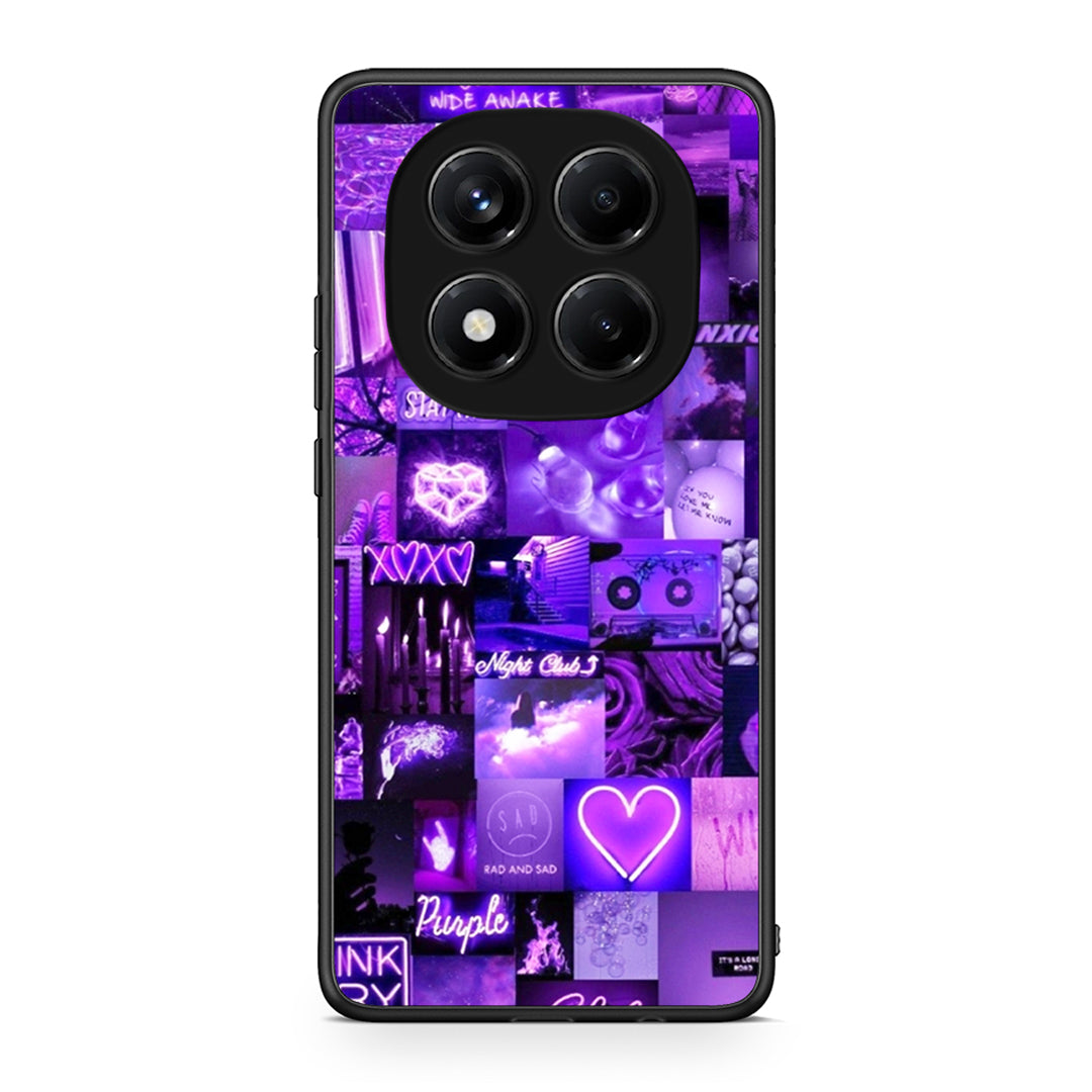 Xiaomi Redmi Note 14 Pro 4G Collage Stay Wild Θήκη Αγίου Βαλεντίνου από τη Smartfits με σχέδιο στο πίσω μέρος και μαύρο περίβλημα | Smartphone case with colorful back and black bezels by Smartfits