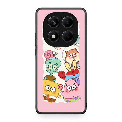 Xiaomi Redmi Note 14 Pro 4G Cute Companion θήκη από τη Smartfits με σχέδιο στο πίσω μέρος και μαύρο περίβλημα | Smartphone case with colorful back and black bezels by Smartfits