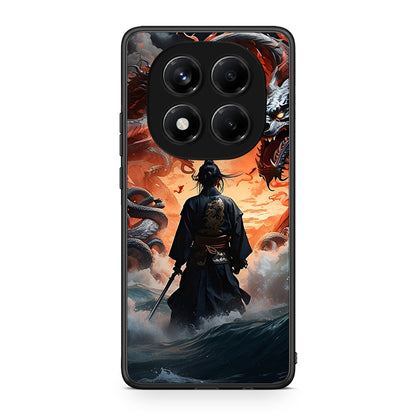 Xiaomi Redmi Note 14 Pro 4G Dragons Fight θήκη από τη Smartfits με σχέδιο στο πίσω μέρος και μαύρο περίβλημα | Smartphone case with colorful back and black bezels by Smartfits