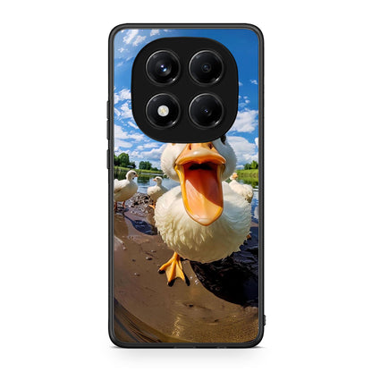 Xiaomi Redmi Note 14 Pro 4G Duck Face θήκη από τη Smartfits με σχέδιο στο πίσω μέρος και μαύρο περίβλημα | Smartphone case with colorful back and black bezels by Smartfits