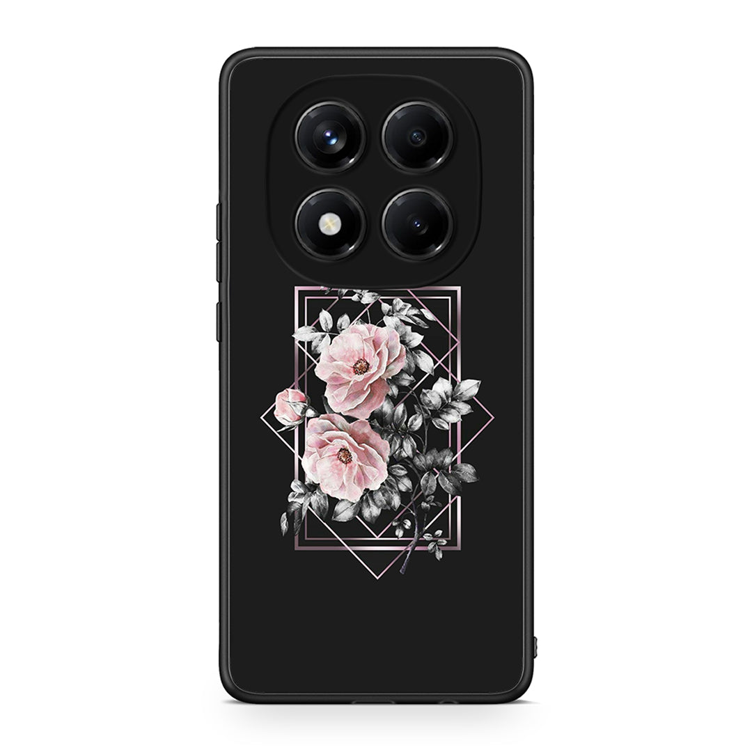 4 - Xiaomi Redmi Note 14 Pro 4G Frame Flower case, cover, bumper