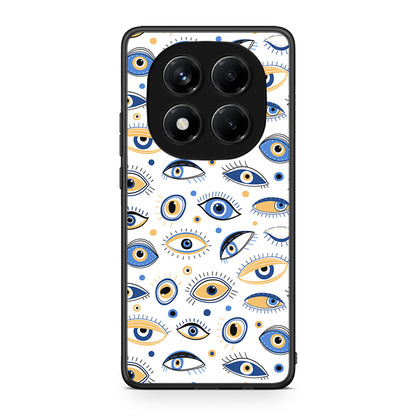 Xiaomi Redmi Note 14 Pro 4G Ftou Ftou θήκη από τη Smartfits με σχέδιο στο πίσω μέρος και μαύρο περίβλημα | Smartphone case with colorful back and black bezels by Smartfits