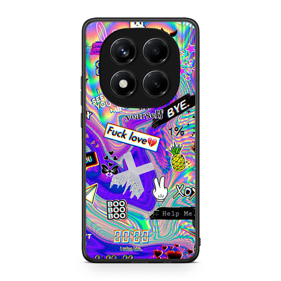Xiaomi Redmi Note 14 Pro 4G Game Over θήκη από τη Smartfits με σχέδιο στο πίσω μέρος και μαύρο περίβλημα | Smartphone case with colorful back and black bezels by Smartfits