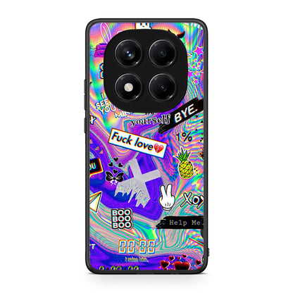 Xiaomi Redmi Note 14 Pro 4G Game Over θήκη από τη Smartfits με σχέδιο στο πίσω μέρος και μαύρο περίβλημα | Smartphone case with colorful back and black bezels by Smartfits