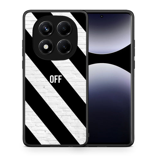 Θήκη Xiaomi Redmi Note 14 Pro 4G Get Off από τη Smartfits με σχέδιο στο πίσω μέρος και μαύρο περίβλημα | Xiaomi Redmi Note 14 Pro 4G Get Off case with colorful back and black bezels