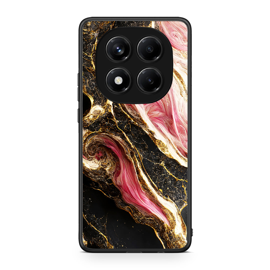 Xiaomi Redmi Note 14 Pro 4G Glamorous Pink Marble θήκη από τη Smartfits με σχέδιο στο πίσω μέρος και μαύρο περίβλημα | Smartphone case with colorful back and black bezels by Smartfits
