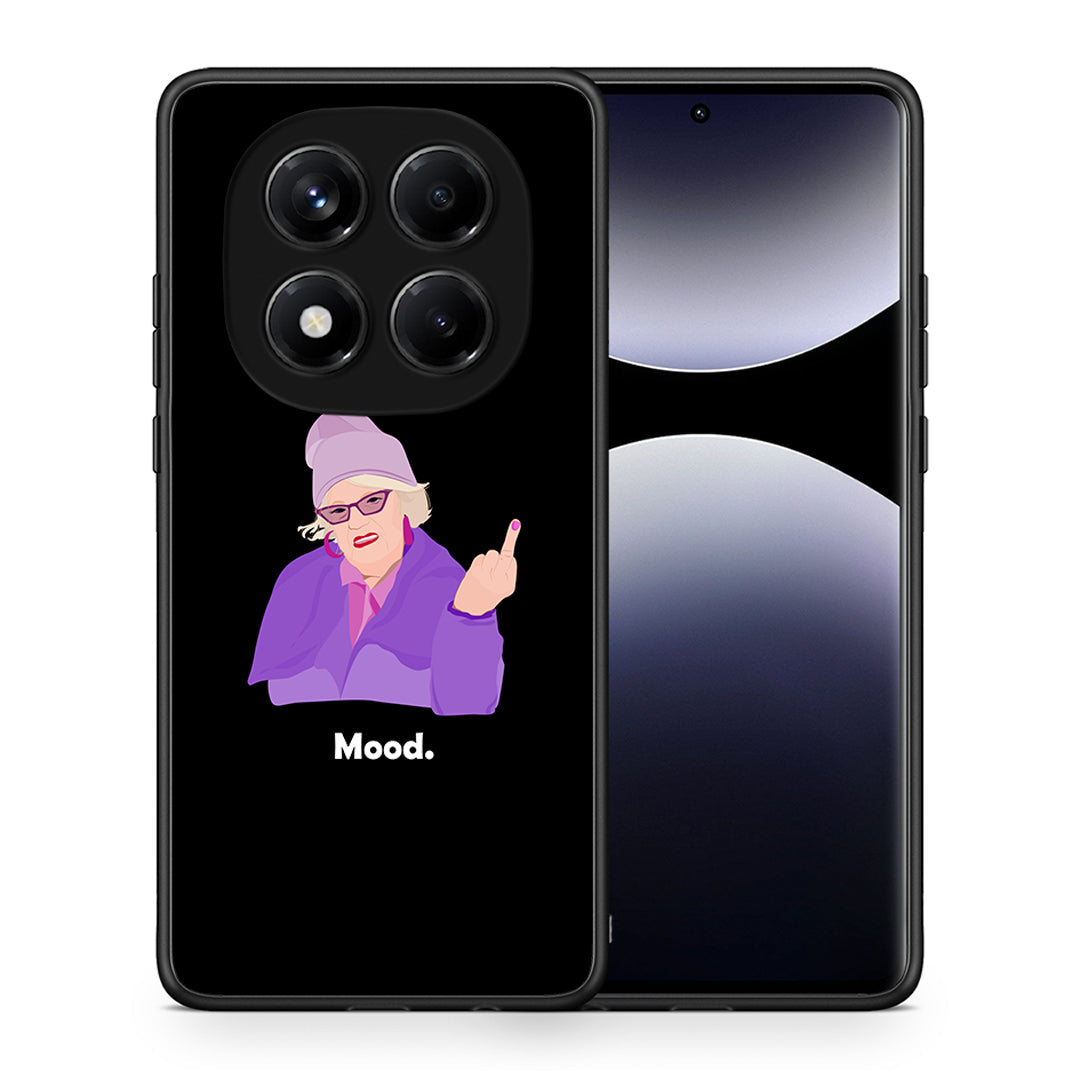 Θήκη Xiaomi Redmi Note 14 Pro 4G Grandma Mood Black από τη Smartfits με σχέδιο στο πίσω μέρος και μαύρο περίβλημα | Xiaomi Redmi Note 14 Pro 4G Grandma Mood Black case with colorful back and black bezels