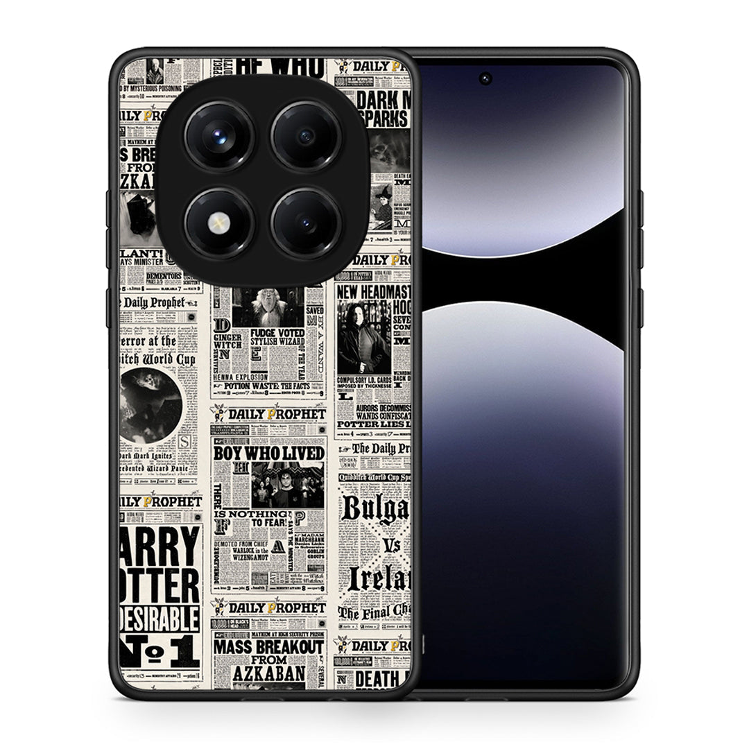 Θήκη Xiaomi Redmi Note 14 Pro 4G Harry Paper από τη Smartfits με σχέδιο στο πίσω μέρος και μαύρο περίβλημα | Xiaomi Redmi Note 14 Pro 4G Harry Paper case with colorful back and black bezels