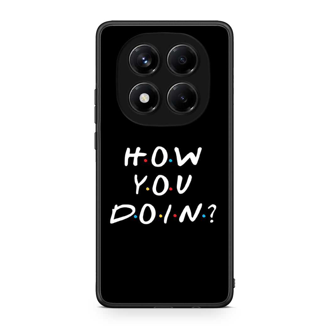 Xiaomi Redmi Note 14 Pro 4G How You Doin θήκη από τη Smartfits με σχέδιο στο πίσω μέρος και μαύρο περίβλημα | Smartphone case with colorful back and black bezels by Smartfits