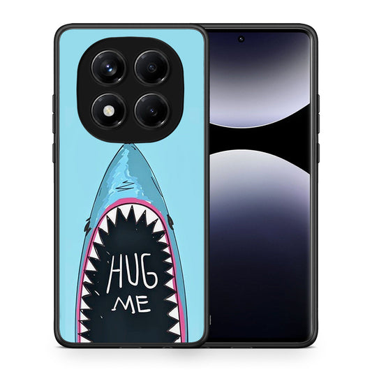 Θήκη Xiaomi Redmi Note 14 Pro 4G Hug Me από τη Smartfits με σχέδιο στο πίσω μέρος και μαύρο περίβλημα | Xiaomi Redmi Note 14 Pro 4G Hug Me case with colorful back and black bezels