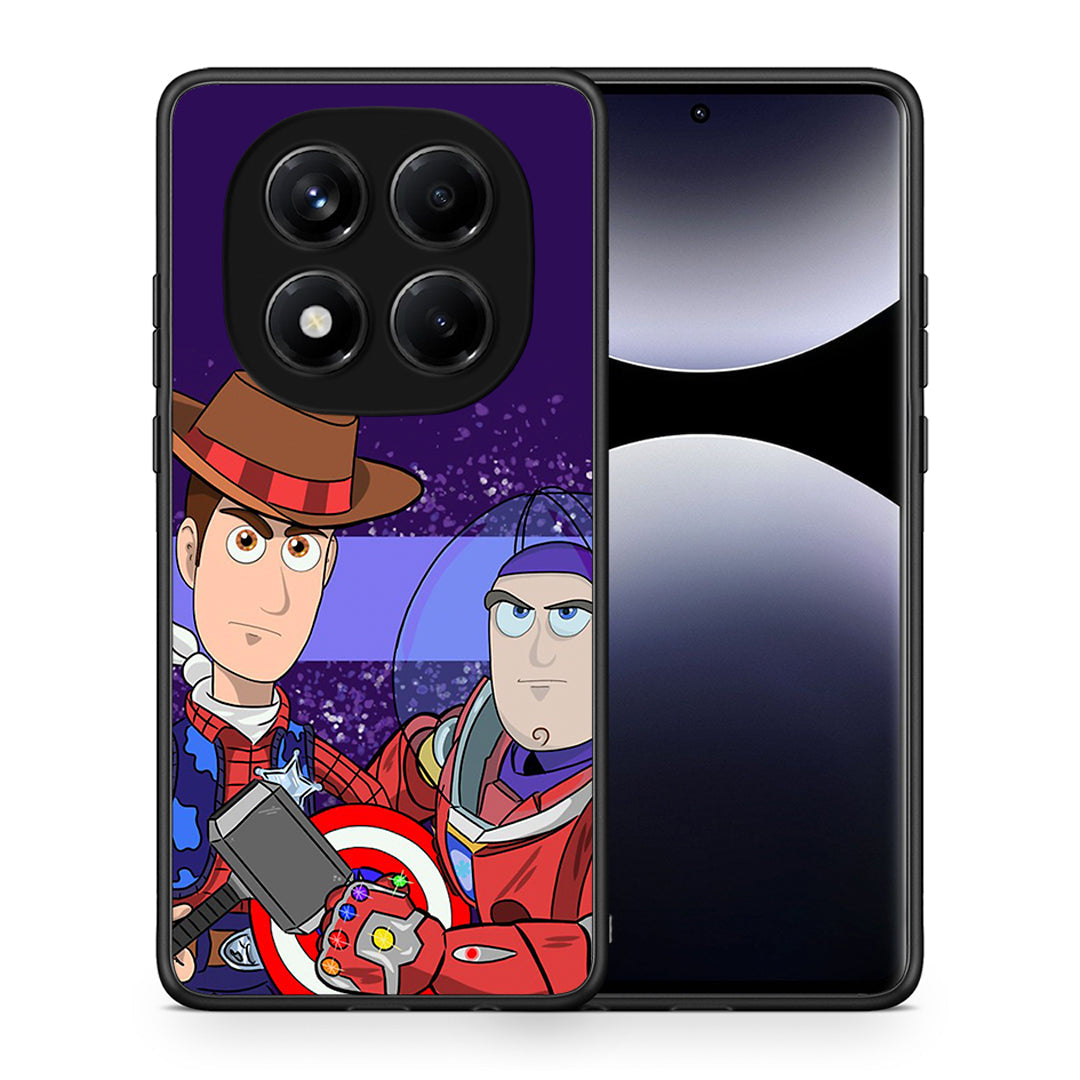 Θήκη Xiaomi Redmi Note 14 Pro 4G Infinity Story από τη Smartfits με σχέδιο στο πίσω μέρος και μαύρο περίβλημα | Xiaomi Redmi Note 14 Pro 4G Infinity Story case with colorful back and black bezels