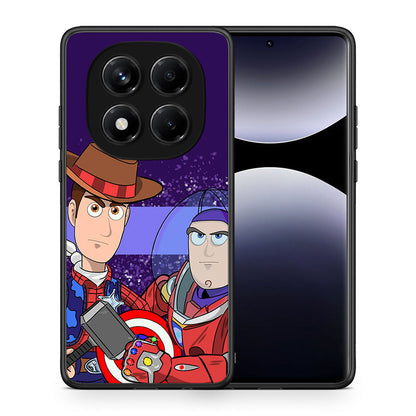Θήκη Xiaomi Redmi Note 14 Pro 4G Infinity Story από τη Smartfits με σχέδιο στο πίσω μέρος και μαύρο περίβλημα | Xiaomi Redmi Note 14 Pro 4G Infinity Story case with colorful back and black bezels